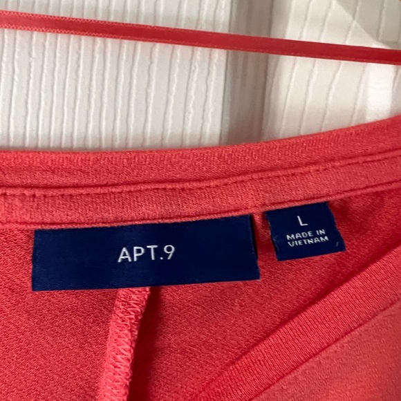 APT 9 Front Pocket Batwing Long Sleeve Blouse Size L - Picture 3 of 4